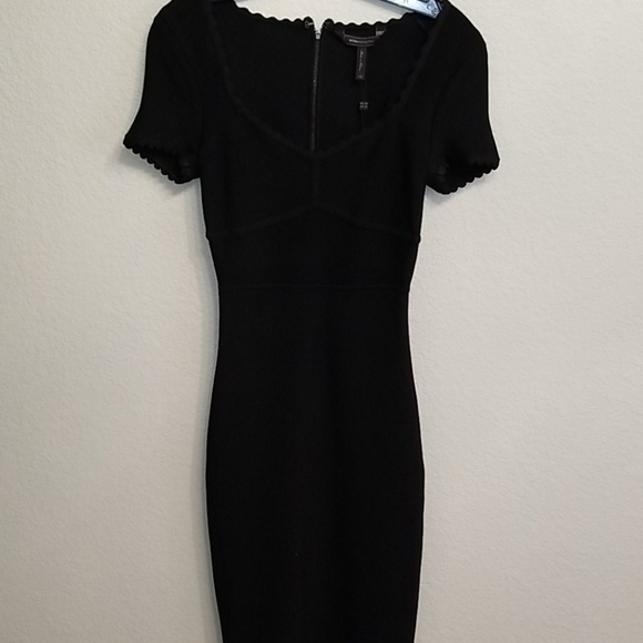BCBG MAXAZRIA Scalloped Bodycon Dress - Picture 6 of 15